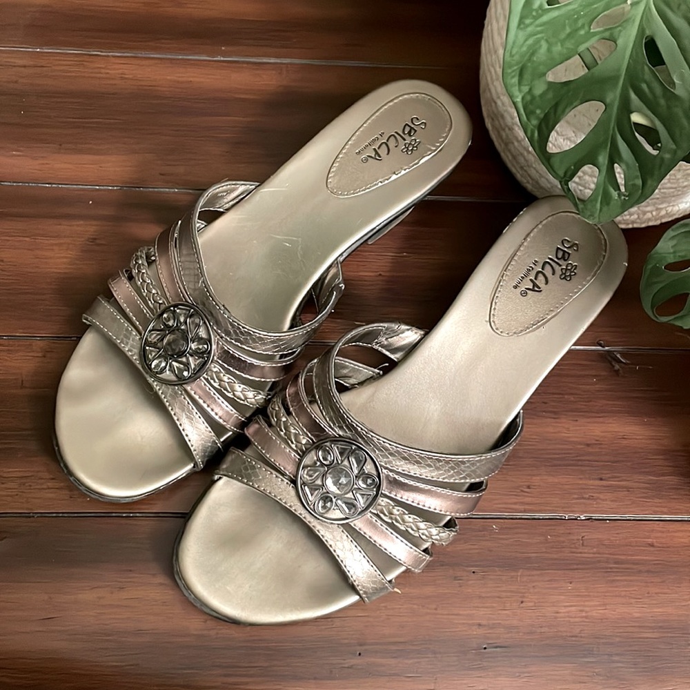 Sbicca Low-Heel Slip-on Sandal